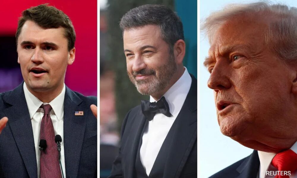 Jimmy Kimmel show cancelled, Charlie Kirk controversy, Trump celebrates cancellation, ABC suspends late-night TV, US media free speech debate, Joburg ETC