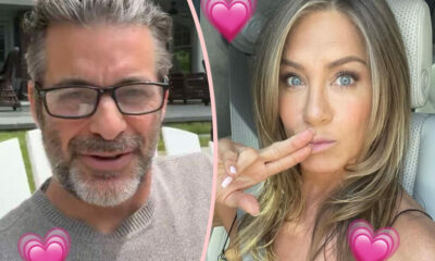 Jennifer Aniston Jim Curtis romance, Jennifer Aniston soft launch Instagram, Friends actress new relationship, Julia Roberts reacts to Aniston post, Jennifer Aniston date night New York, Hollywood celebrity couples 2025, Joburg ETC