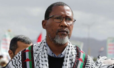 South African flotilla activists return, Mandla Mandela Gaza mission, Global Sumud Flotilla protest, OR Tambo airport Palestine rally, Jared Sacks interview, Nazreena Hassim HCW4P-SA, Israel sanctions demand, Joburg ETC