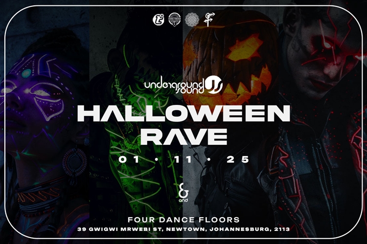 Halloween Rave 2025, Johannesburg nightlife, AND Club Newtown, Carfax party, Teknotribe, Science Frikshun, Psyology, South African rave scene, Halloween party costumes, Joburg ETC
