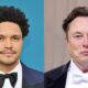 Elon Musk on social media, Trevor Noah on stage, Charlie Kirk debate controversy, satire and backlash, public commentary, Joburg ETC