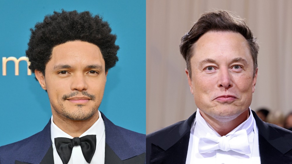 Elon Musk on social media, Trevor Noah on stage, Charlie Kirk debate controversy, satire and backlash, public commentary, Joburg ETC