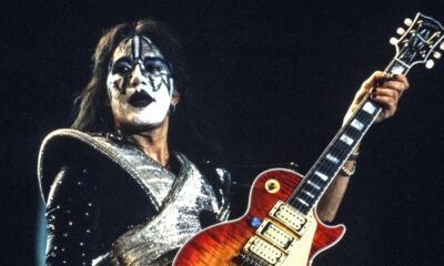 Ace Frehley in Kiss makeup, Ace Frehley live on stage, Kiss guitarist portrait, Ace Frehley solo career, Kiss reunion era, rock legend 2025, Joburg ETC