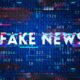 WhatsApp chat screen, forwarded message label, mobile phone with misinformation warning, social media fake news awareness, Joburg ETC