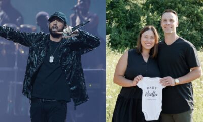 Eminem grandfather again, Alaina Marie Scott baby news, Matt Moeller pregnancy reveal, Eminem daughter Alaina expecting, Baby M announcement, Hailie Jade congratulates sister, Mathers family celebration, celebrity baby announcement, Eminem family news, Joburg ETC