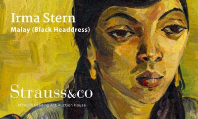 Irma Stern portrait, Cape Muslim woman painting, Strauss and Co auction, South African art record, R21.7 million sale, African female portrait, Irma Stern Museum Cape Town, Joburg ETC
