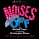 A lively theatre performance of Noises Off in Johannesburg, actors on stage at Montecasino, comedic farce with sardines and slamming doors, South African theatre students in full costume, LAMTA production directed by Chris Weare, audience enjoying slapstick chaos, Joburg ETC