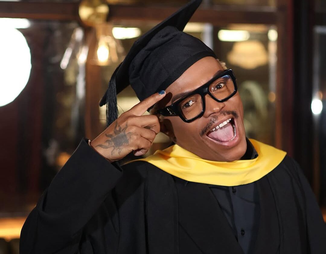 Somizi Mhlongo graduation, Villioti Fashion Institute Johannesburg, Sompire fashion brand, South African celebrity fashion, Durban Fashion Fair, fashion education success, Joburg ETC