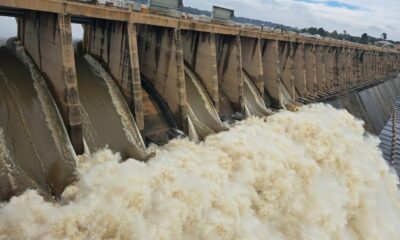 Vaal Dam flood warnings, sluice gates opening, Gauteng heavy rains, rising water levels Vaal River, community evacuation alerts, Joburg ETC