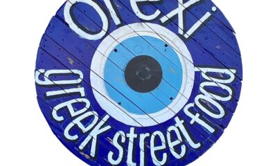 Greek restaurant in Fourways, Orexi Greek food Johannesburg, Mediterranean dining, halloumi yiro, feta salad, traditional Greek desserts, ouzo cocktail, Joburg ETC