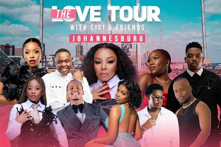 Cici live performance, The Love Tour Johannesburg, South African R&B singer, Cici concert 2025, Johannesburg live show, music celebration event, local artists on stage, Joburg ETC