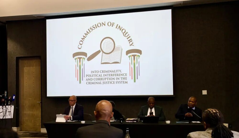 Madlanga Commission hearing, SAPS corruption case, KZN Hawks Head Senona, R360m tender inquiry, organised crime investigation, Joburg ETC