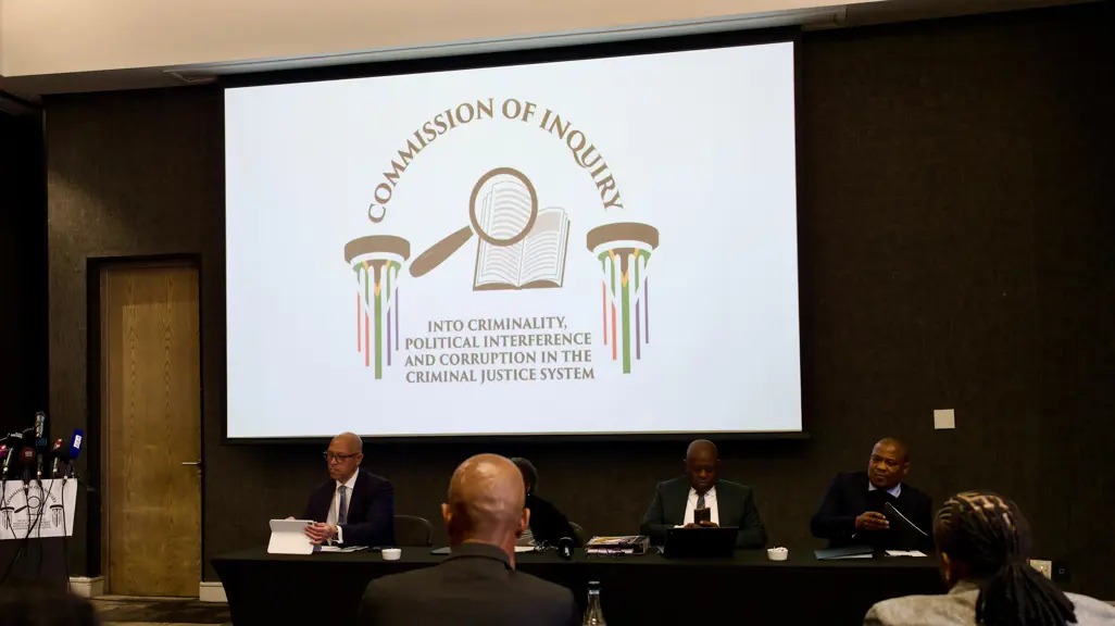 Madlanga Commission hearing, SAPS corruption case, KZN Hawks Head Senona, R360m tender inquiry, organised crime investigation, Joburg ETC