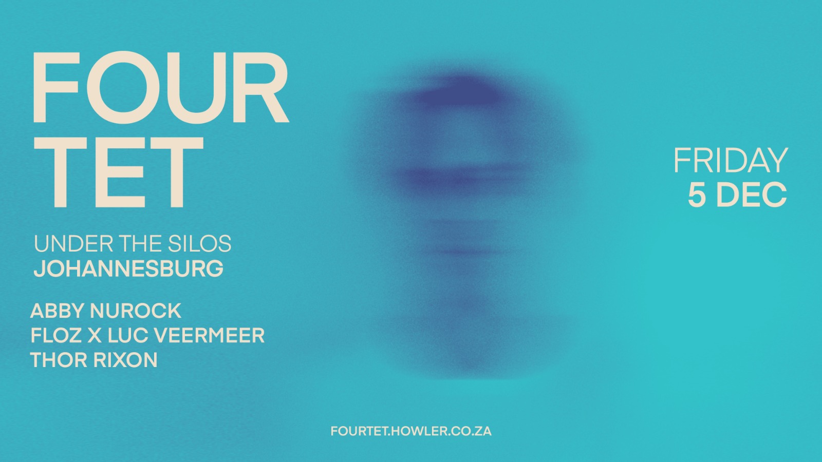 Four Tet Johannesburg concert, Carfax Newtown event, electronic music South Africa, December 2025 live show, Four Tet performance, Joburg ETC
