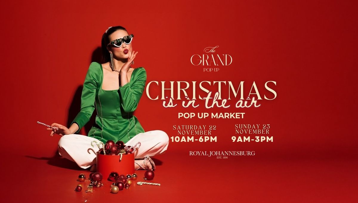 Christmas market Johannesburg, festive pop up Royal Johannesburg, handmade gifts Jozi, local artisans festive season, holiday shopping Joburg community, Joburg ETC