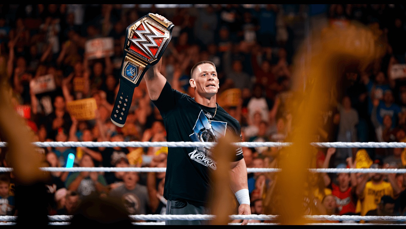 John Cena retirement match, WWE Madison Square Garden event, Sheamus and Rey Mysterio team up, Judgment Day match moment, WWE farewell tour, Joburg ETC
