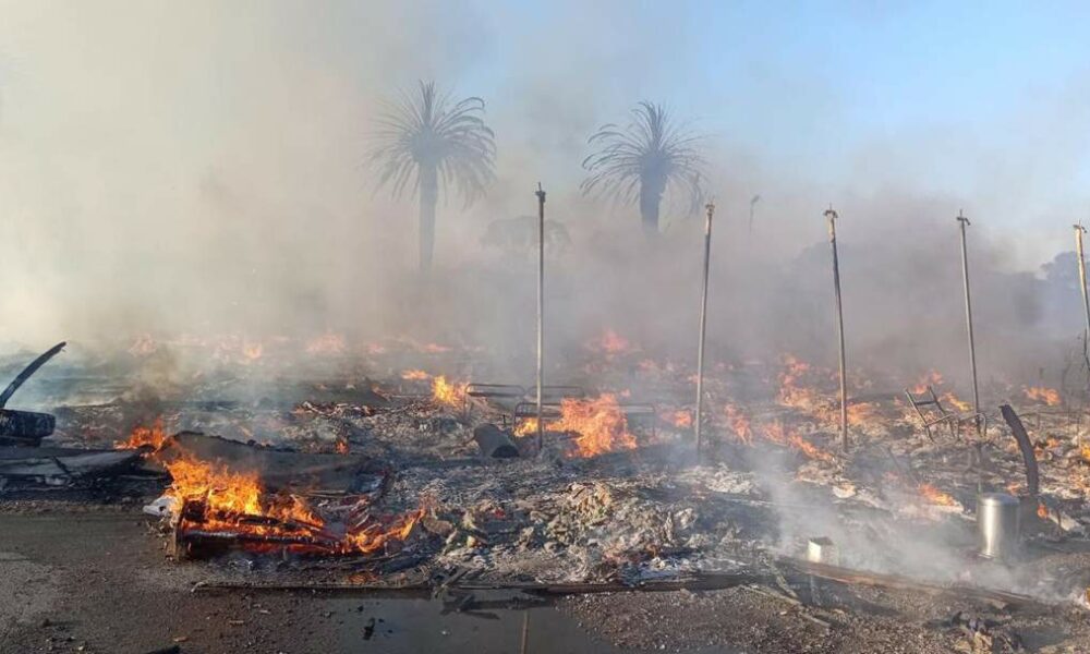 Wingfield Tent City fire, Cape Town disaster response, refugees displaced by fire, Gift of the Givers aid, hot meals for fire victims, SASSA relief support, humanitarian crisis South Africa, Joburg ETC