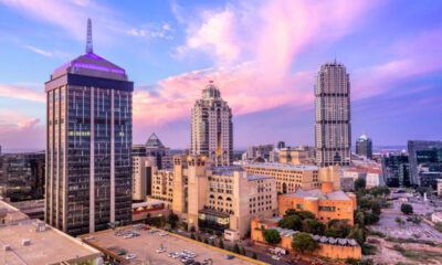 Sandton city views, Gautrain Sandton station, Central One Restaurant dishes, South African cuisine Sandton, Vonique van Zyl chef, rooftop pool deck Joburg, Johannesburg weekend dining, Joburg ETC