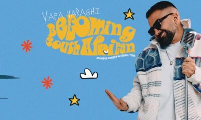 Vafa Naraghi live show, Johannesburg comedy night, South African identity event, cultural storytelling Joburg, Becoming South African performance, Joburg ETC