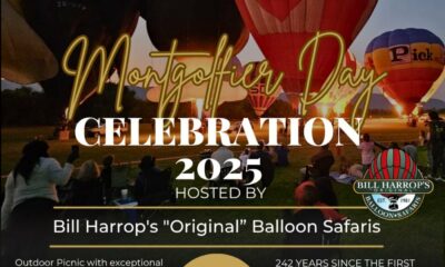 Montgolfier Day event, hot air balloon night glow, family picnic Magalies Valley, Bill Harrop Balloon Safaris, aviation themed family outing, Joburg ETC