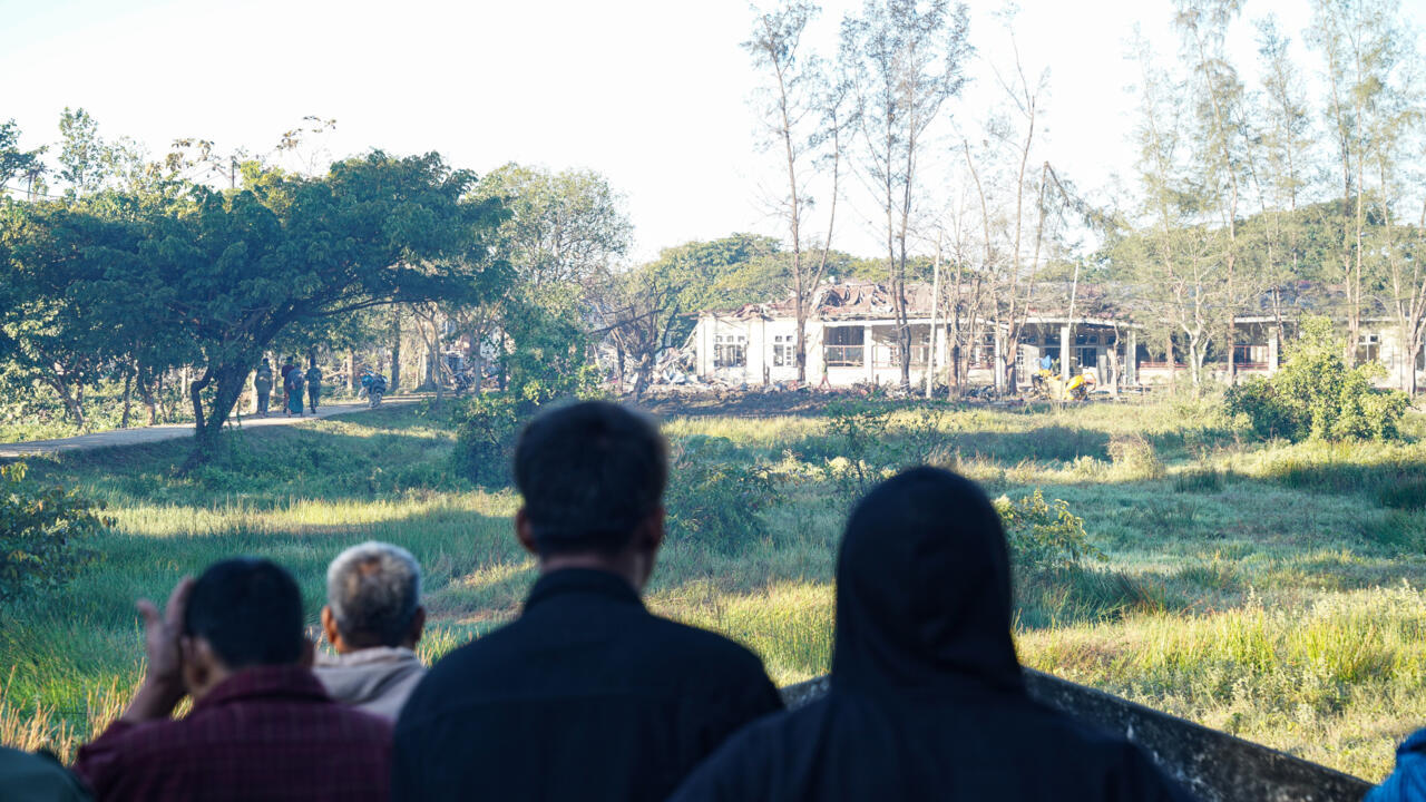 Myanmar hospital air strike, Mrauk U destruction, Rakhine conflict news, grieving families Myanmar, air strike aftermath, Myanmar elections tension, Joburg ETC