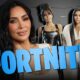 Kim Kardashian Fortnite skin, Fortnite Icon Series Kim Kardashian, Diamond Drop emote, Slurp the Internet emote, celebrity gaming crossover, Joburg ETC