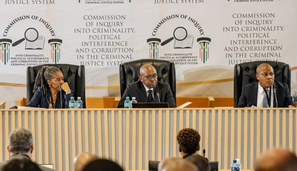 Madlanga Commission hearing, Witness D murder Brakpan, South African corruption inquiry, Justice Mbuyiseli Madlanga, Joburg ETC