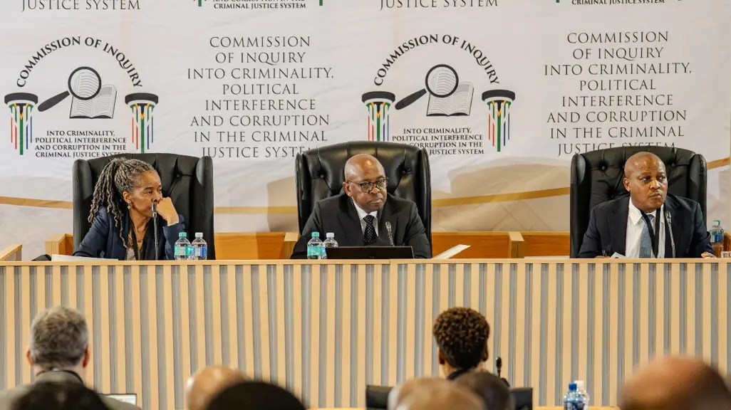 Madlanga Commission hearing, Witness D murder Brakpan, South African corruption inquiry, Justice Mbuyiseli Madlanga, Joburg ETC