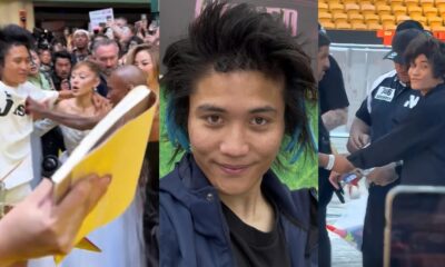 Joburg ETC, Pyjama Man ejected from Lady Gaga concert, Johnson Wen removed by security at Brisbane gig, Lady Gaga concert security incident 2025, Concert crowd reaction booing celebrity intruder