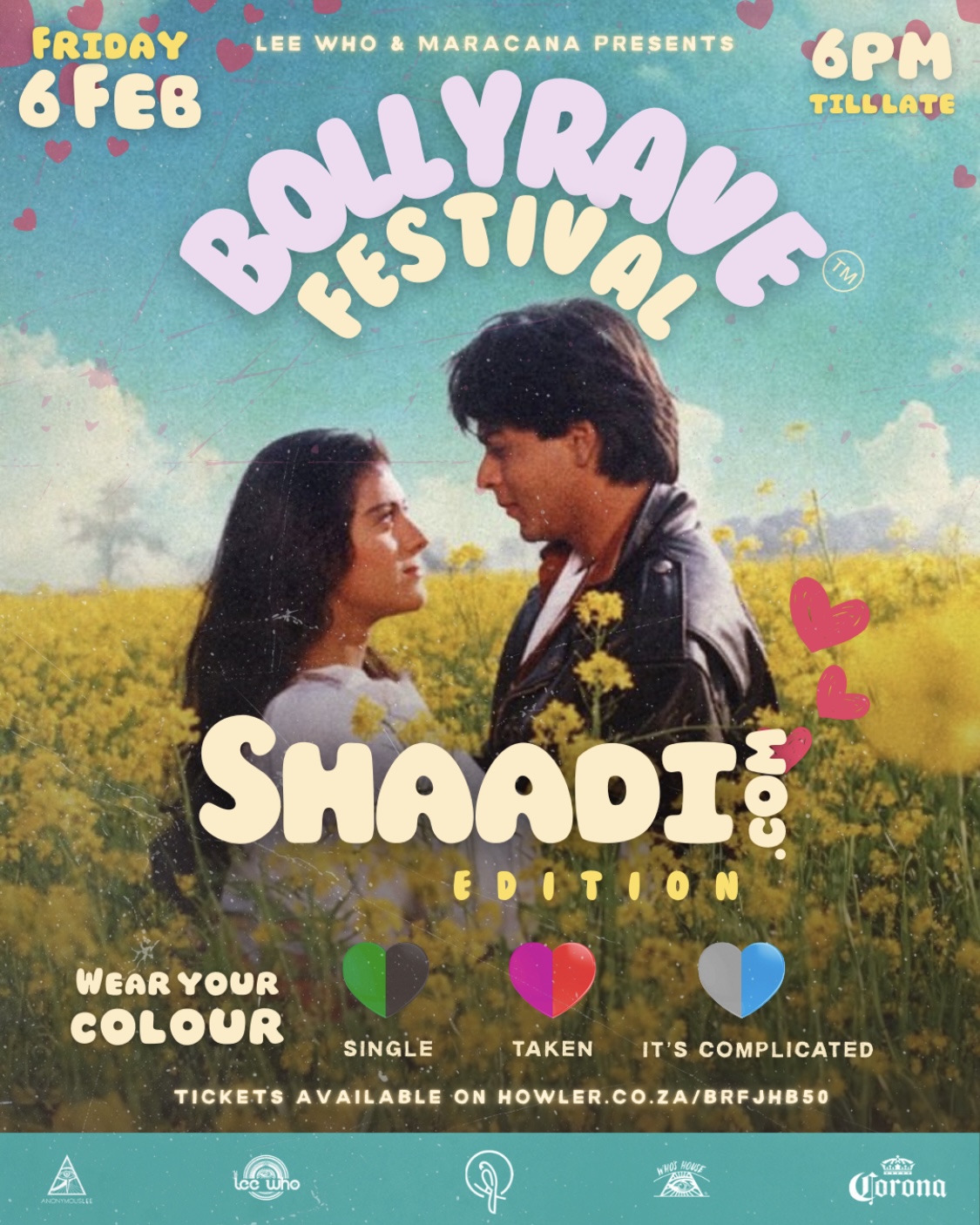 BollyRave Festival Johannesburg, Bollywood party Sandton, Maracanã nightlife, Shaadi.com edition event, Indian music festival Joburg ETC