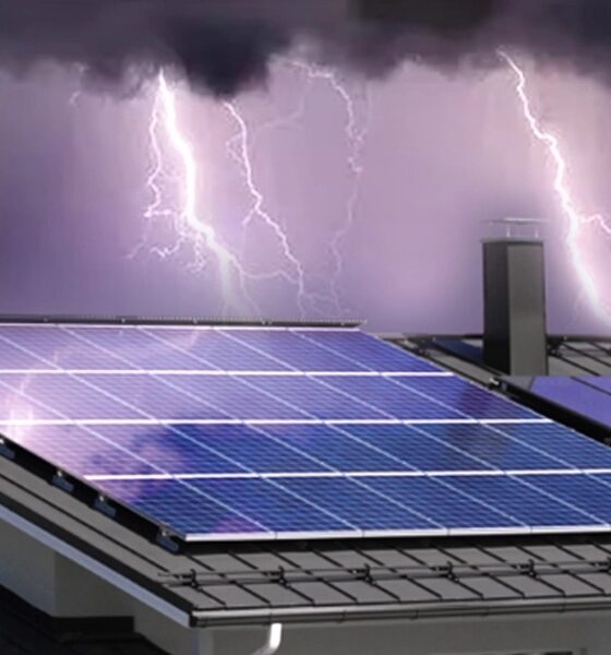 Lightning storm South Africa, solar inverter damage, home battery system, Gauteng thunderstorms, rooftop solar panels, Joburg ETC.