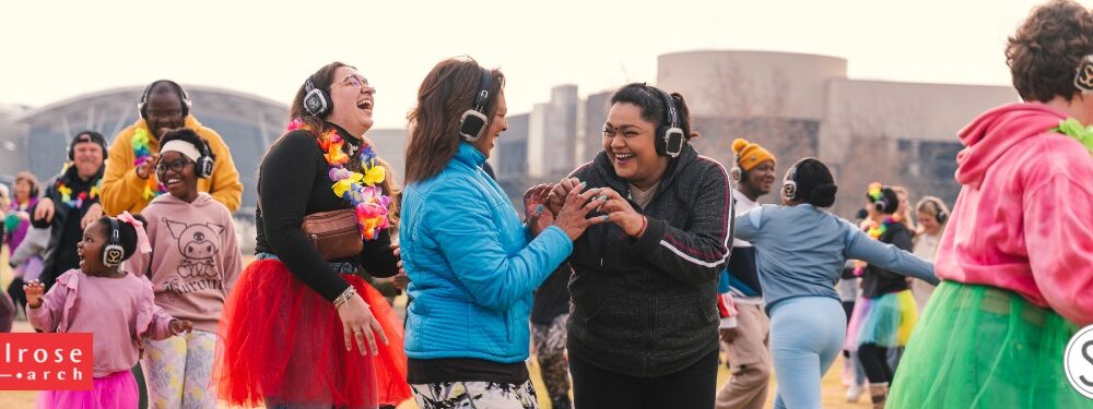 Secret Sunrise Johannesburg, silent disco dance Joburg, Melrose Arch Piazza event, wellness movement Johannesburg, morning dance experience, Joburg ETC