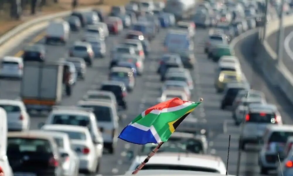 Johannesburg traffic congestion, M1 highway Joburg, Sandton rush hour traffic, Gautrain station Johannesburg, driving in Gauteng, Joburg ETC