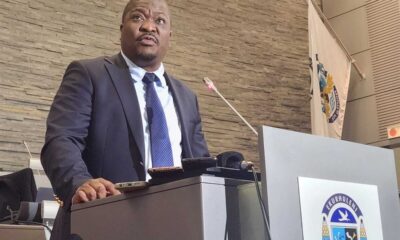 Ekurhuleni council chamber, chemical toilets Gauteng, municipal audit report, Nkosindiphile Xhakaza mayor, forensic investigation South Africa, Joburg ETC