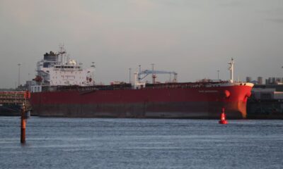 oil tanker at sea, international waters shipping, Venezuela crude transport, maritime sanctions enforcement, naval interception vessels, Joburg ETC