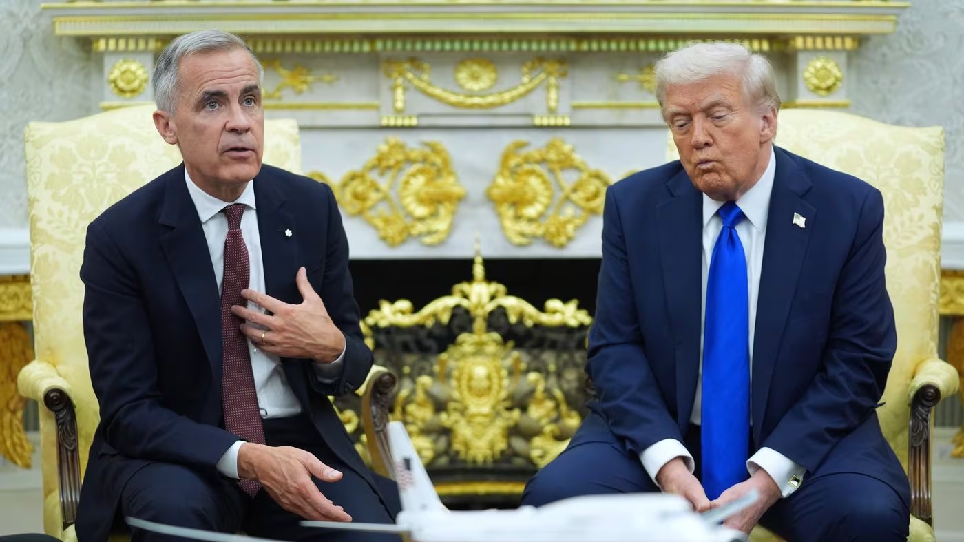 Donald Trump Truth Social, Trump Canada dispute, Mark Carney Davos, US Canada diplomacy, global peace board, Joburg ETC