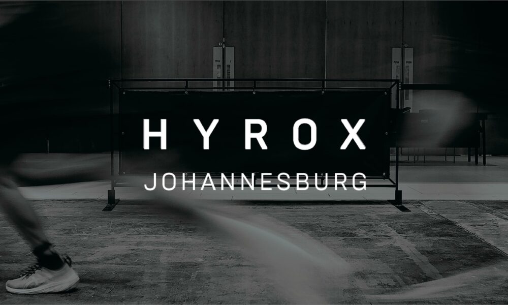 HYROX Johannesburg race preparation, athlete packing gym bag, UHT hydration bottle for training, resistance bands workout prep, magnesium spray muscle recovery, heel balm for runners feet, protein supplement tubs travel size, energy gels race morning fuel, Johannesburg fitness competition 2026, Joburg ETC