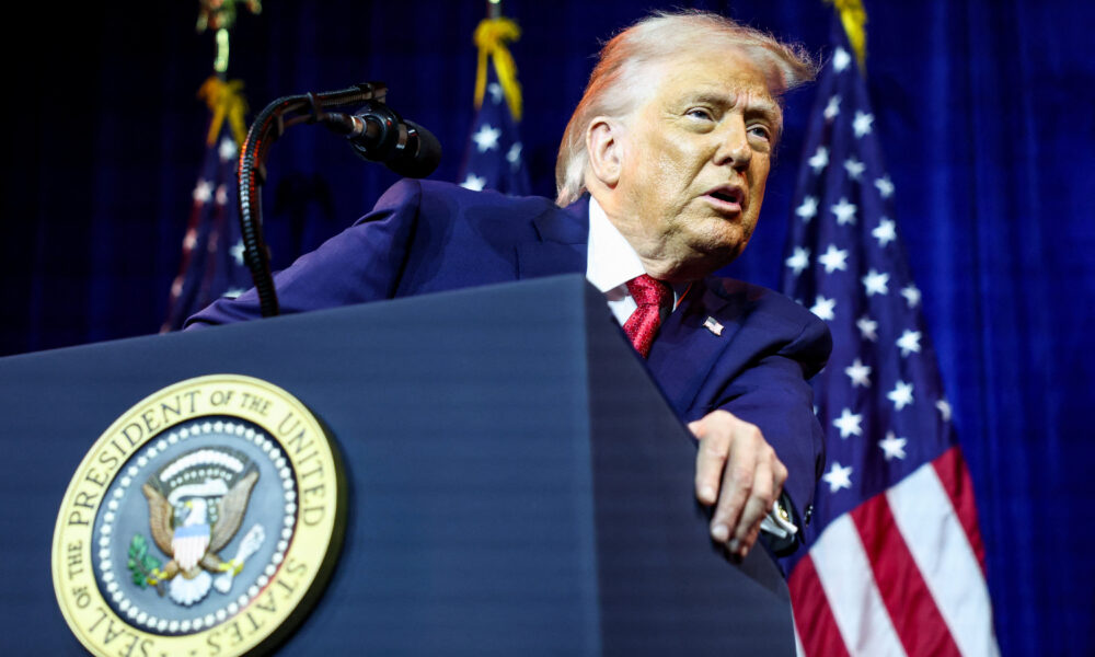 Donald Trump voting claims, Republican voting control proposal, US election integrity debate, immigration and voting US, Trump podcast Bongino, American politics controversy, Joburg ETC