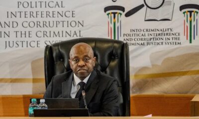 Witness F Madlanga Commission hearing, Madlanga Commission inquiry room South Africa, Shadrack Sibiya suspended deputy police commissioner, Gauteng organised crime unit investigation, Vusimuzi Cat Matlala cartel inquiry, police corruption probe South Africa, Joburg ETC