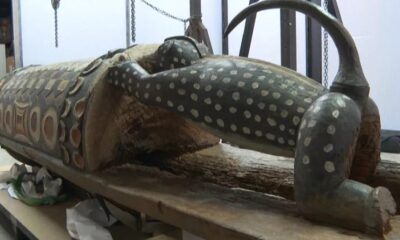 Djidji Ayokwe sacred drum, Ivory Coast cultural heritage, Ebrie Atchan talking drum, France colonial artifact return, Quai Branly Museum ceremony, UNESCO restitution Africa, African heritage repatriation, Ivory Coast Minister of Culture ceremony, Joburg ETC