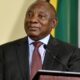 Cyril Ramaphosa official portrait South Africa, Iran navy ships naval exercise South African waters, Will of Peace 2026 naval drill SANDF, Presidency South Africa Union Buildings Pretoria, Angie Motshekga Defence Minister Parliament, South African Navy vessels at sea, SANDF emblem and naval fleet, Joburg ETC