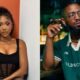 Nadia Nakai Instagram photos, Prince Kaybee Instagram comment, Toss Umlando singer, Nadia Nakai Toss Uyang’Hlayisa music video, South African celebrity Instagram exchange, Nadia Nakai leopard print swimsuit, Toss Prada sunglasses yacht video, SA entertainment news screenshot, Joburg ETC