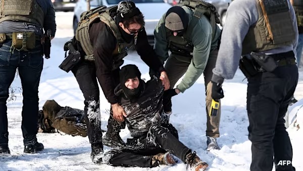 US democracy warning, Human Rights Watch report, Donald Trump presidency, ICE immigration raids, global democracy decline, authoritarianism concerns, human rights violations US, international human rights, Joburg ETC