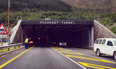 Huguenot Tunnel South Africa, Du Toitskloof Mountains tunnel, N1 highway tunnel Western Cape, Sanral tunnel upgrade project, longest road tunnel Africa, Paarl to Worcester route, South African road infrastructure, tunnel ventilation system, Hugo’s River Viaduct wind barriers, Paarl Africa Underground Laboratory, Joburg ETC