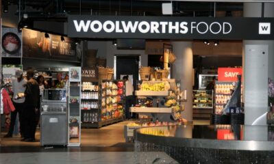 Woolworths South Africa store shelves, Woolworths ready meals display, In2food factory South Africa, packaged convenience food SA, Woolworths bakery section, premium groceries Johannesburg, food manufacturing South Africa, Woolworths fresh produce aisle, South African retail food industry, Joburg ETC