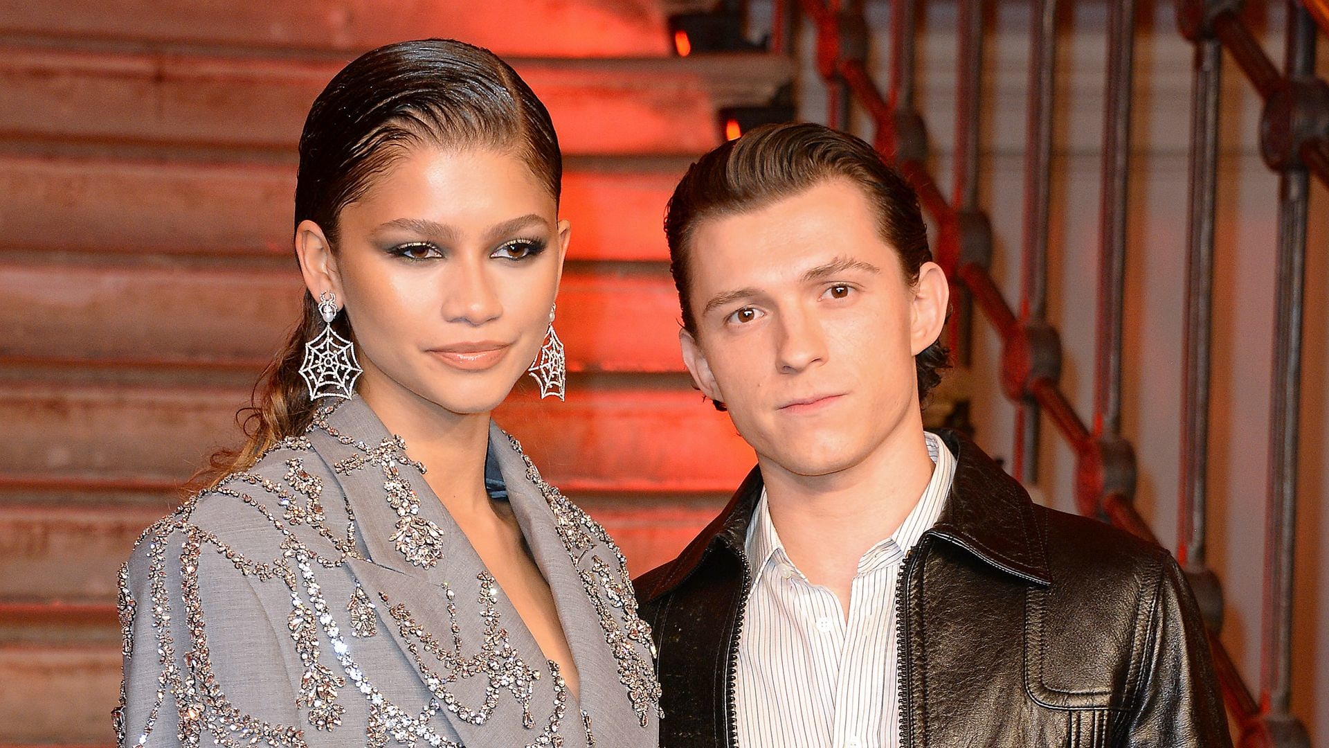 Zendaya wedding ring gold band, Tom Holland Zendaya red carpet, Law Roach Actor Awards 2026, Zendaya Golden Globe diamond ring, Zendaya Tom Holland engagement moment, celebrity secret wedding news, Hollywood couple 2026, Joburg ETC