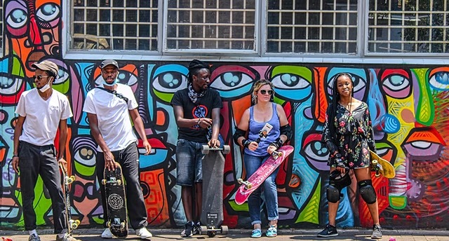 Johannesburg art galleries, Keyes Art Mile Rosebank, Victoria Yards studios, Maboneng street art murals, Wits Art Museum African art, Goodman Gallery exhibitions, 44 Stanley design stores, Joburg Film Festival cinema, The Bioscope 44 Stanley cinema, Constitution Hill museum art, Apartheid Museum exhibits, NIROX Sculpture Park outdoor art, Joburg ETC