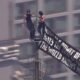 Watch: Empire State Building climbers arrested after rooftop proposal stunt in New York