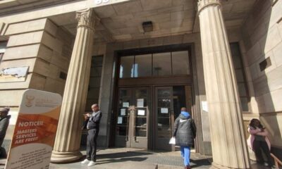 The entrance to the Johannesburg Master’s Office in Marshall Street. Photos: Seth Thorne