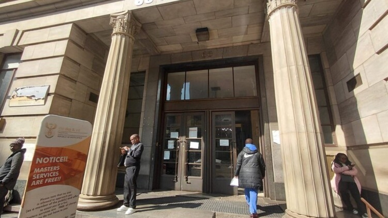 The entrance to the Johannesburg Master’s Office in Marshall Street. Photos: Seth Thorne
